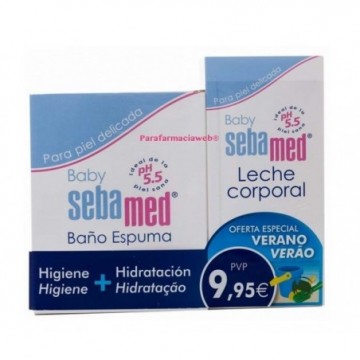 Pack Viaje Sebamed Baño+leche