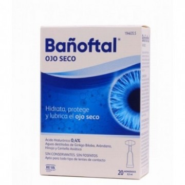 Bañoftal Ojo Seco 20 Monodosis
